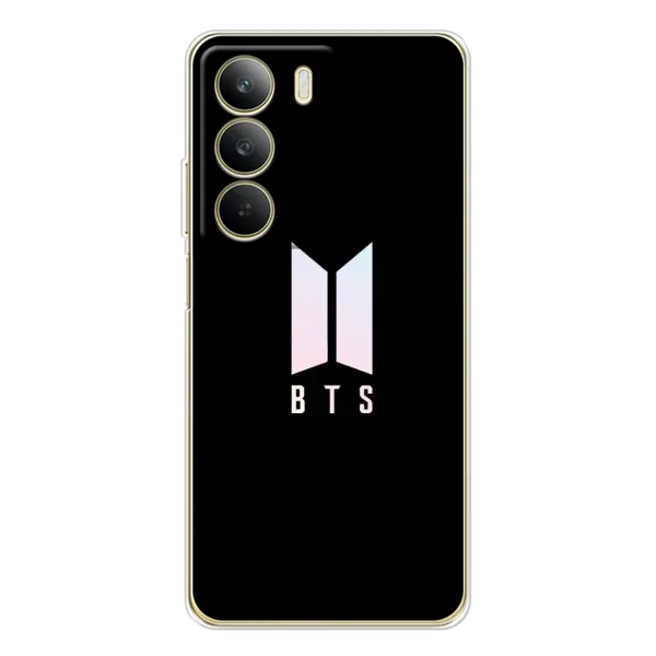 Чехол с принтом «Лого BTS» для Realme C71 Чехол с принтом «Лого BTS» для Realme C71