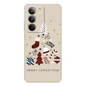 Рождественские Чехлы для Realme C71 (VPrint) (Merry Christmas)