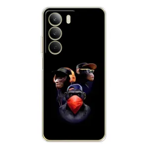 Чехол с принтом «Три обезьяны» для Realme C71