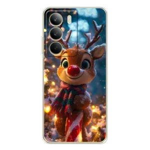 Чохол з принтом «Олень з шарфом» для Realme C71