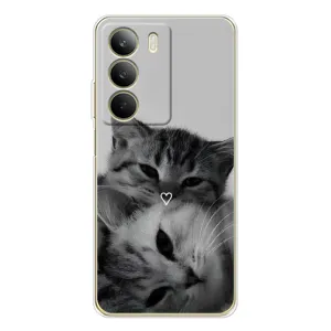 Чехол с рисунком кот на Realme C71