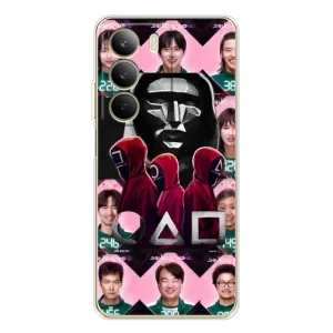 Чохол Гра в кальмара для Realme C71 (Учасники Гра кальмара)