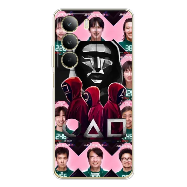 Чохол з принтом «Учасники Гра кальмара» для Realme C71 Чохол з принтом «Учасники Гра кальмара» для Realme C71