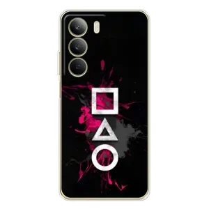 Чохол Гра в кальмара для Realme C71 (Символи Гра кальмара)