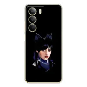 Чохли Венсдей на Realme C71 Уенсдей (AlphaPrint) (серйозна Венздей)