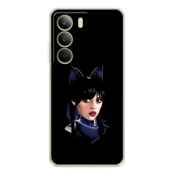 Чехол с принтом «серьезная Уэнздей» для Realme C71 Чехол с принтом «серьезная Уэнздей» для Realme C71