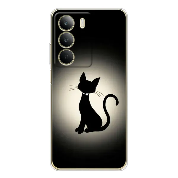 Чехол с принтом «Силуэт котика» для Realme C71 Чехол с принтом «Силуэт котика» для Realme C71