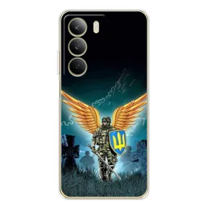 Чехлы с картинкой ЗСУ для Realme C71 (AlphaPrint) (Солдат ЗСУ)