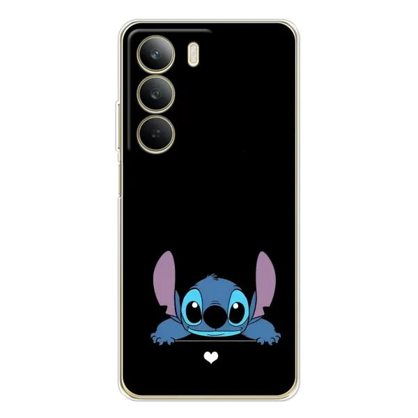 Чехол с принтом «Стич на черном» для Realme C71