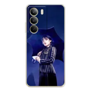 Чохли Венсдей на Realme C71 Уенсдей (AlphaPrint) (Венздей з парасолькою)