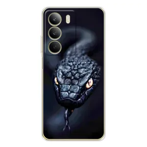 Чохол з картинкою 'Хижаки' для Realme C71 (Чорна змія)