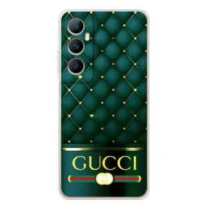 Чохли GUCCI для Реалмі С76 (AlphaPrint) (Текстура Гуччі)