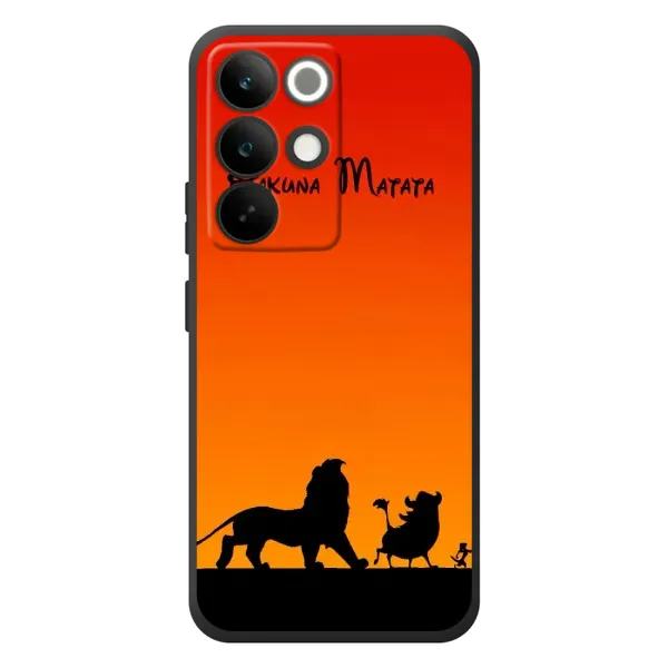 Чехол с принтом «Акуна Матата закат» для Realme C85 Pro