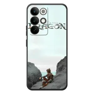 Чехол как приручить дракона на RealMe C85 Pro (Дракон лого)