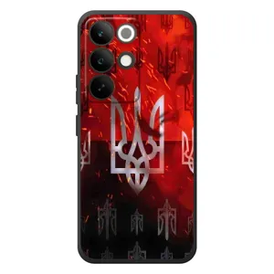 Украинские Чехлы для RealMe C85 Pro с картинкой УПА (AlphaPrint) (ГЕРБ УПА)