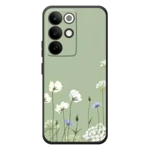 Чехол с принтом «Цветы на зеленом» для Realme C85 Pro