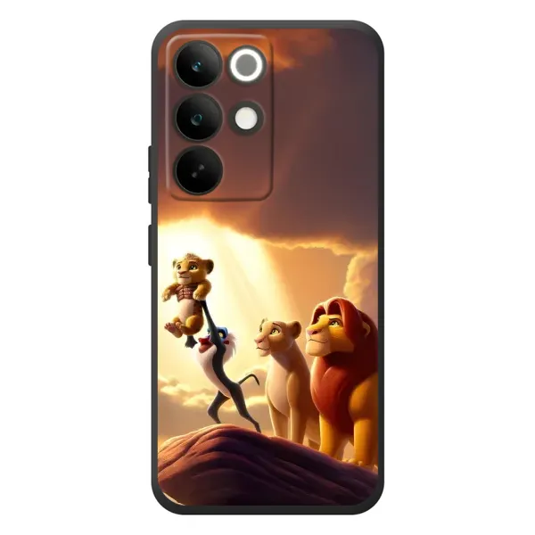 Чехол с принтом «Симба на презентации» для Realme C85 Pro