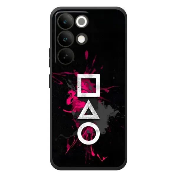 Чехол с принтом «Символы Игра кальмара» для Realme C85 Pro