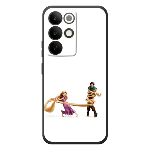Чехол с принтом «Рапунцель и Флин» для Realme C85 Pro