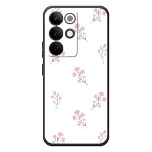Чехол с принтом «Розовые цветы» для Realme C85 Pro
