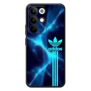 Чохли Адидас для RealMe C85 Pro (AlphaPrint) (Синій Адідас)
