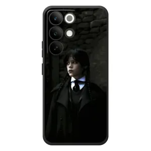 Чехол с дизайном Венздей 2 на RealMe C85 Pro (Темный стиль Уэнздей)