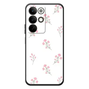 Чехол с принтом «Розовые цветы» для Realme C85