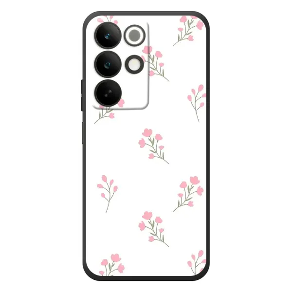 Чехол с принтом «Розовые цветы» для Realme C85