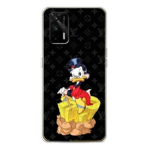 Чехли для Realme GT 5G - Скрудж МакДак Louis Vuitton (PREMIUMPrint) (Богатство Макдака)