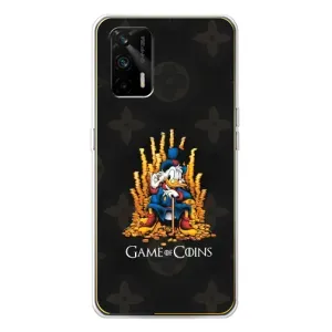 Чехли для Realme GT 5G - Скрудж МакДак Louis Vuitton (PREMIUMPrint) (Король грошей)