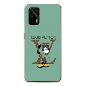 Чохли Луі Вітон для Realme GT 5G (AlphaPrint - LOUIS VUITTON) (Міккі Маус LV)