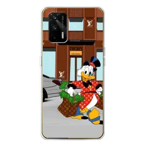 Чехли для Realme GT 5G - Скрудж МакДак Louis Vuitton (PREMIUMPrint) (Скрудж ЛВ)