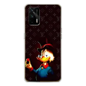 Чехли для Realme GT 5G - Скрудж МакДак Louis Vuitton (PREMIUMPrint) (Скрудж з ботліантом)