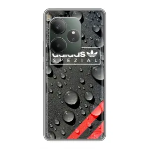 Чехлы Адидас для Realme GT 6 (AlphaPrint) (Адидас принт)
