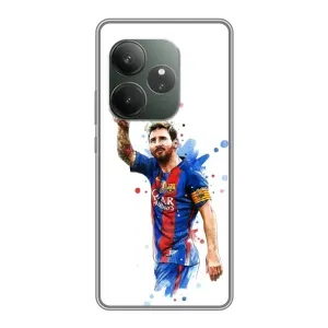 Чехлы Месси для Realme GT 6 (AlphaPrint) (Лео Месси)