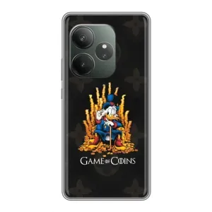 Чехлы для Realme GT 6T - Скрудж МакДак Louis Vuitton (PREMIUMPrint) (Король денег)