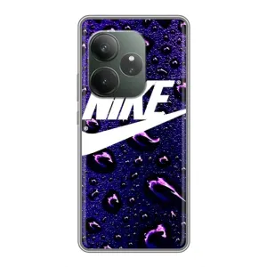 Чехол для Realme GT 6T - с принтом Найк (AlphaPrint) (Найк принт)