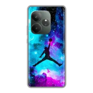 Чехлы для Realme GT 6T - с картинкой JORDAN (AlphaPrint) (Яркий Джордан)