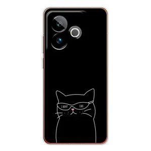 Чохол з малюнком кіт на Realme GT 7 (Байдужий кіт)