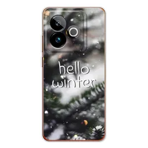 Новорічні, Святкові Чохли для Realme GT 7 - 2024 год (Hello winter)