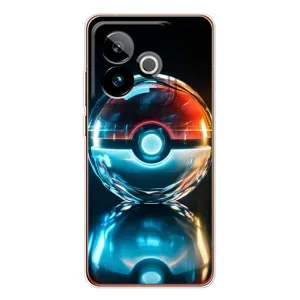 Чохол з Пікачу на Realme GT 7 (М'яч Пікачу)