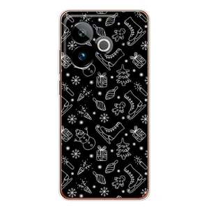 Новорічні, Святкові Чохли для Realme GT 7 - 2024 год (Новорічний фон)
