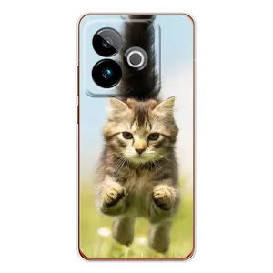 Чохли з Котиками для Realme GT 7 (VPrint) (Прижок кота)