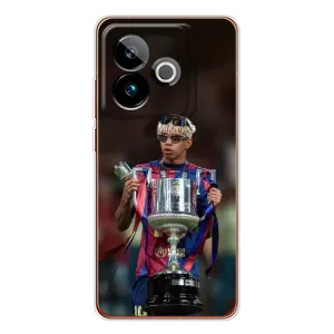 Чохол з футболістом Ламін Ямаль Realme GT 7 (Ямаль з кубком)