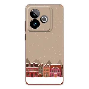 Новорічні, Святкові Чохли для Realme GT 7 - 2024 год (Зимове місто)