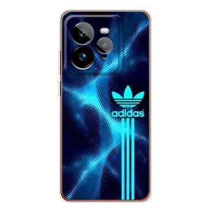Чохли Адидас для Realme GT 7Pro (AlphaPrint) (Синій Адідас)