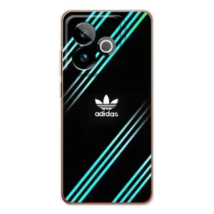 Чохли Адидас для Realme GT 7T (AlphaPrint) (Адідас з полосами)