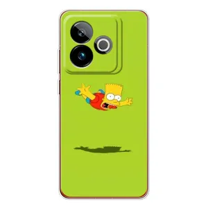 Чехол с Симпсонами для Realme GT 7T (VPrint) (Барт Симпсон)