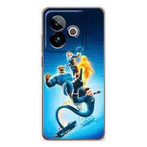 Чехол с принтом Фантастическая четверка для Realme GT 7T (Герои Фантастическая Четверка)