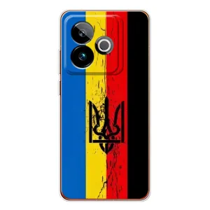 Украинские Чехлы для Realme GT 7T с картинкой УПА (AlphaPrint) (Флаг УПА)